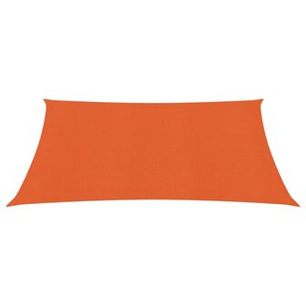 Zonnezeil 160 g/m&sup2; 2x2,5 m HDPE oranje 2