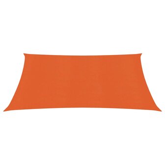 Zonnezeil 160 g/m&sup2; 2,5x3 m HDPE oranje 2