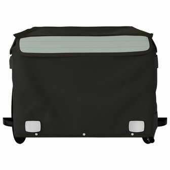 Fietstrailer 45 kg ijzer zwart en grijs 5