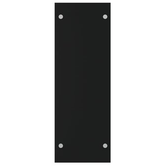 Haardhoutrek 80x35x100 cm gehard glas zwart 4