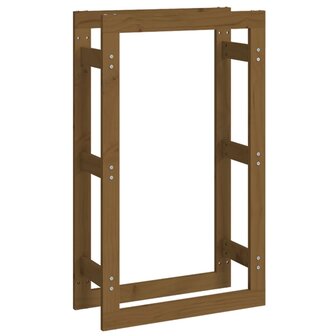 Haardhoutrek 60 x 25 x 100 cm massief grenenhout honingbruin 2