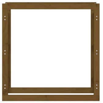 Haardhoutrek 100x25x100 cm massief grenenhout honingbruin 5