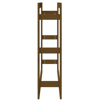 Haardhoutrek 100x25x100 cm massief grenenhout honingbruin 6