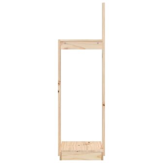 Houtblokhouder 33,5x30x110 cm massief grenenhout 5