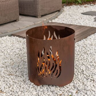 RedFire Tuinhaard Kiruna handgemaakt roestkleurig 6