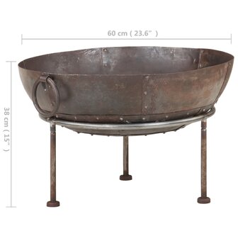 Vuurplaats &Oslash;60 cm ijzer 8