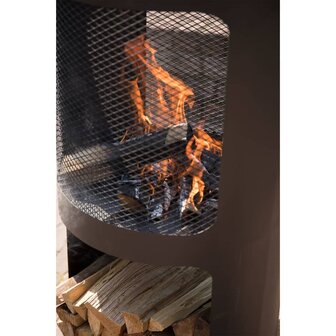 RedFire Vuurplaats Buffalo 44x90cm staal matzwart 6