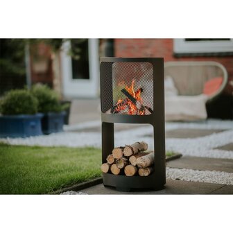 RedFire Vuurplaats Buffalo 44x90cm staal matzwart 11