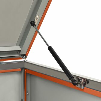 Containerberging driedubbel 207x77,5x112,5 cm roestvrij staal 11