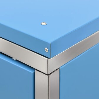 Containerberging dubbel 138x77,5x112,5 cm roestvrij staal 11