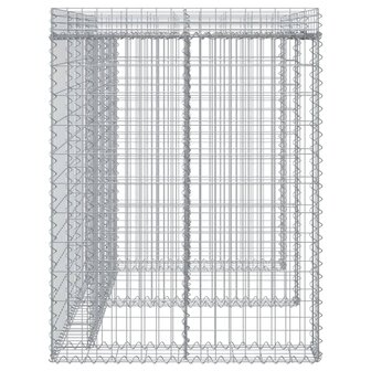 Schanskorf voor vuilnisbak 192x91x120 cm gegalvaniseerd ijzer 4