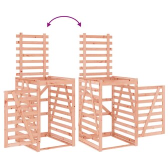 Containerberging dubbel massief douglashout 10