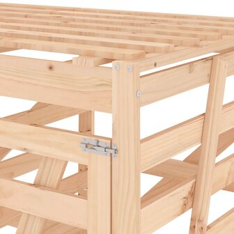 Containerberging drievoudig massief grenenhout 11