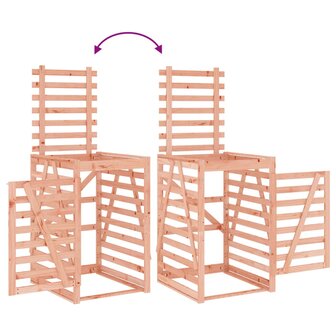 Containerberging viervoudig massief douglashout 10