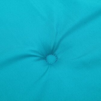 Tuinstoelkussens 4 st 40x40x3 cm stof turquoise 6