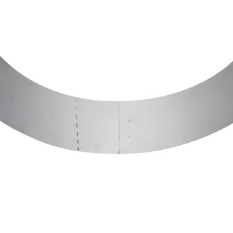 5 st Grasboord flexibel 100x14 cm gegalvaniseerd staal 8