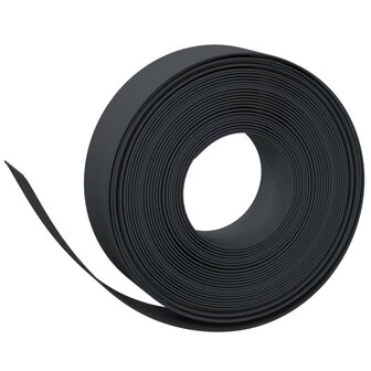 Tuinranden 4 st 10 m 15 cm polyetheen zwart 3