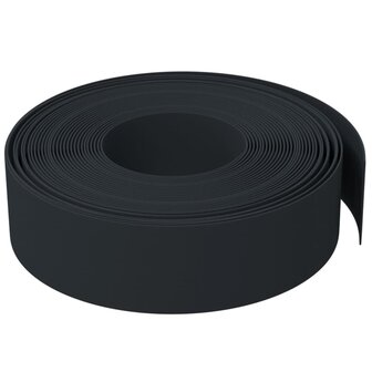 Tuinranden 4 st 10 m 15 cm polyetheen zwart 4