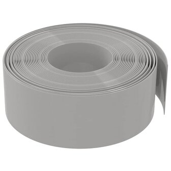 Tuinranden 3 st 10 m 20 cm polyetheen grijs 5