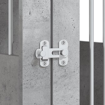 Hondenbench 64,5x80x71 cm bewerkt hout betongrijs 11