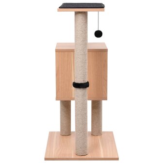 Kattenkrabpaal met sisal krabmat 82 cm 3