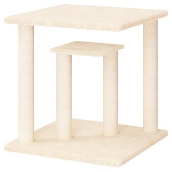 Krabpaal met platforms 50 cm cr&egrave;mekleurig 4