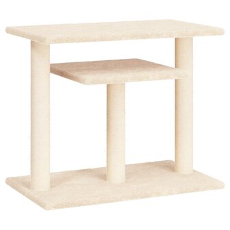 Krabpaal met platforms 62,5 cm cr&egrave;mekleurig 2
