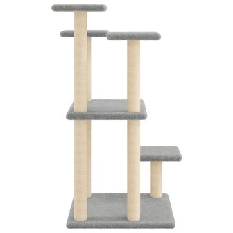 Krabpalen met platforms 98,5 cm lichtgrijs 5