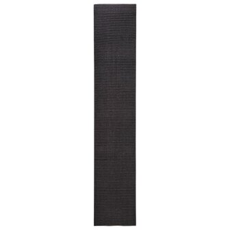 Sisalmat voor krabpaal 66x350 cm zwart 2
