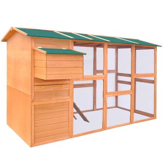 Kippenhok 295x163x170 cm hout 1
