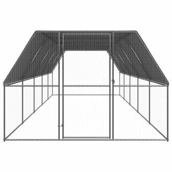 Buitenhok voor kippen 3x10x2 m gegalvaniseerd staal 2
