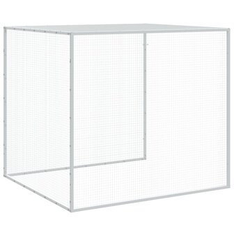 Kippenhok met dak 803x98x90 cm gegalvaniseerd staal antraciet 8