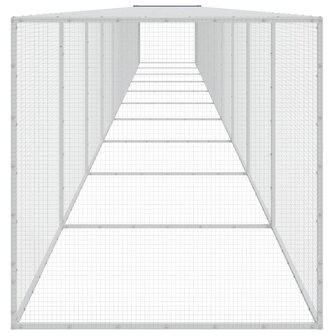 Kippenhok met dak 1003x98x90 cm gegalvaniseerd staal antraciet 4