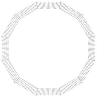 Konijnenkooi met 12 panelen 54x100 cm gegalvaniseerd ijzer 7