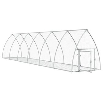 Konijnenkooi 600x105x120 cm gegalvaniseerd staal zilverkleurig 3