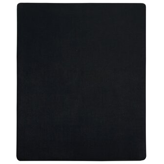 Hoeslaken jersey 180x200 cm katoen zwart 2