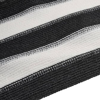 Privacynet 195 g/m&sup2; 1x10 m HDPE antracietkleurig en wit 5