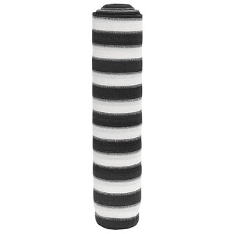 Privacynet 195 g/m&sup2; 1,8x50 m HDPE antracietkleurig en wit 1