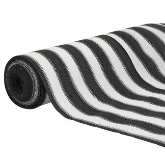 Privacynet 195 g/m&sup2; 2x10 m HDPE antracietkleurig en wit 3