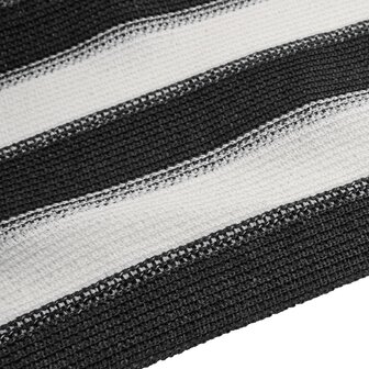 Privacynet 195 g/m&sup2; 2x10 m HDPE antracietkleurig en wit 5