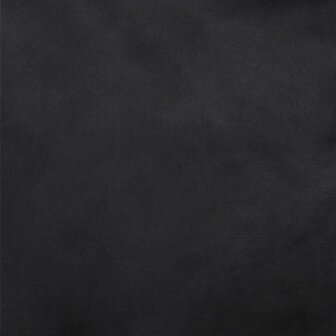 Hondenmand 79x70x19 cm pluche en kunstleer zwart 7