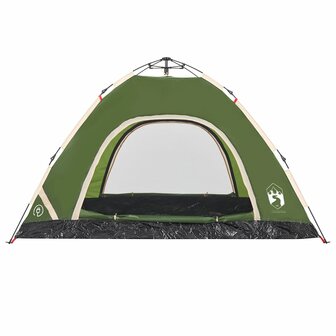 Tent 4-persoons snelontgrendeling groen 8