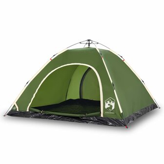 Tent 5-persoons snelontgrendeling groen 2