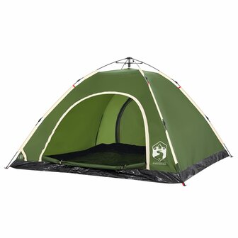 Tent 5-persoons snelontgrendeling groen 4