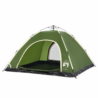 Tent 5-persoons snelontgrendeling groen 5