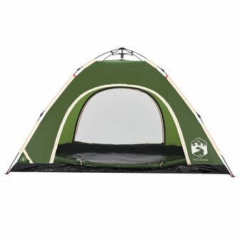 Tent 5-persoons snelontgrendeling groen 8