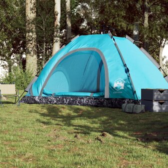 Tent 5-persoons snelontgrendeling blauw 3