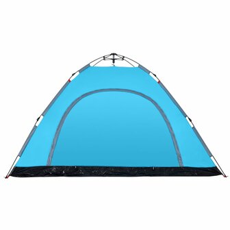Tent 5-persoons snelontgrendeling blauw 9