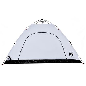 Tent 5-persoons snelontgrendeling verduisterende stof wit 6