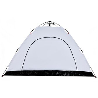 Tent 5-persoons snelontgrendeling verduisterende stof wit 9